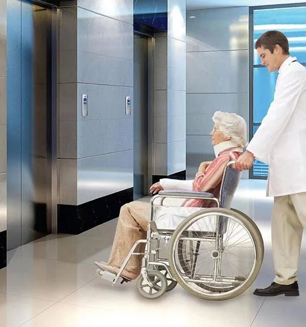 bed elevator in hospital