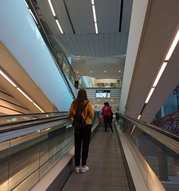 walking escalator