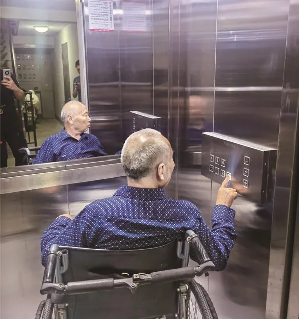 wheelchair accessible elevator